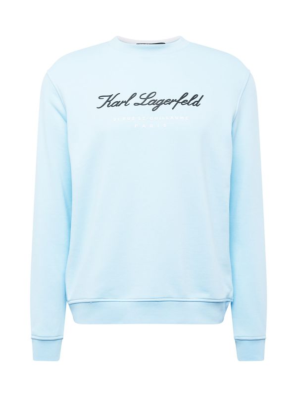 Karl Lagerfeld Karl Lagerfeld Суичър  небесносиньо / черно / бяло