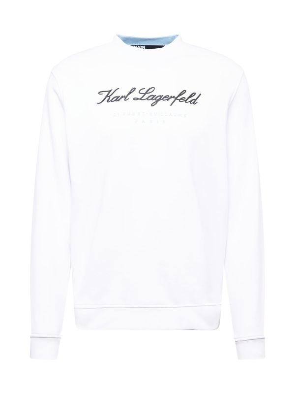 Karl Lagerfeld Karl Lagerfeld Суичър  небесносиньо / черно / бяло