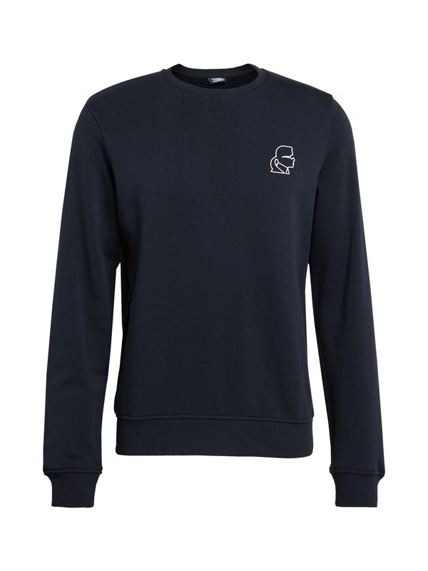 Karl Lagerfeld Karl Lagerfeld Суичър  нейви синьо / бяло