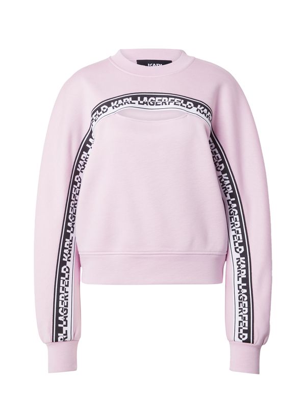 Karl Lagerfeld Karl Lagerfeld Суичър  орхидея / черно / бяло