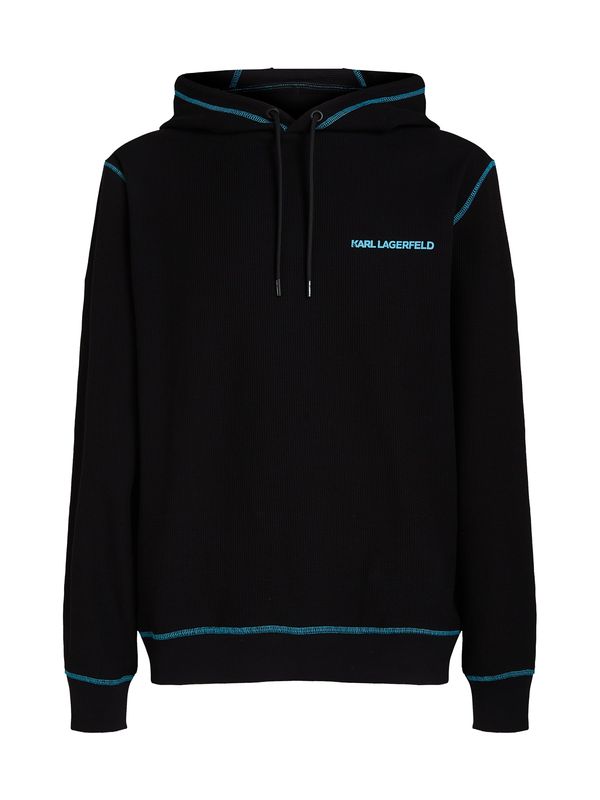 Karl Lagerfeld Karl Lagerfeld Суичър  светлосиньо / черно