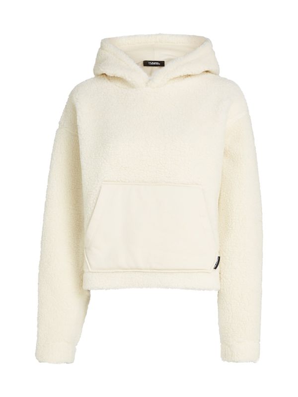 Karl Lagerfeld Karl Lagerfeld Суичър 'Teddy'  бяло