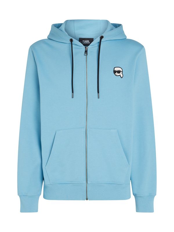 Karl Lagerfeld Karl Lagerfeld Суичъри с качулка 'Ikonik'  светлосиньо / черно / бяло