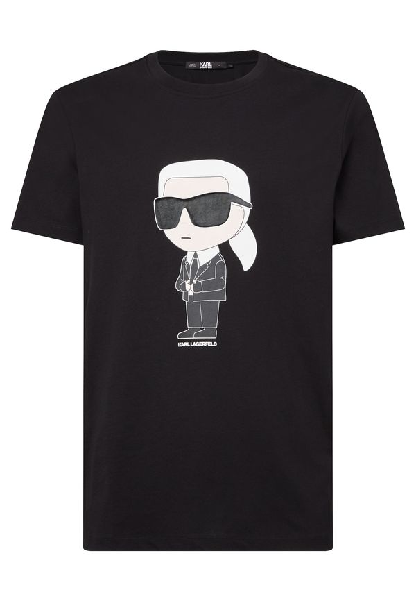 Karl Lagerfeld Karl Lagerfeld Тениска  бежово / черно / бяло