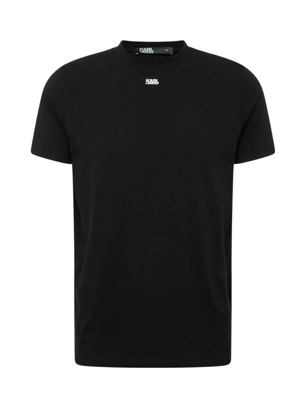 Karl Lagerfeld Karl Lagerfeld Тениска  черно / бяло