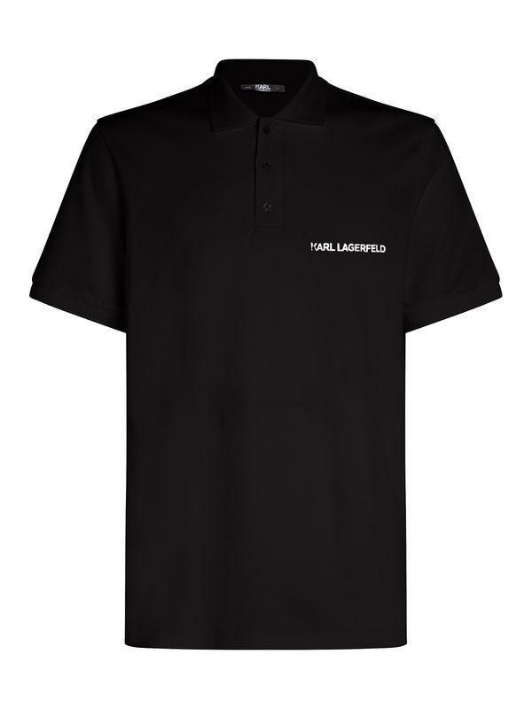 Karl Lagerfeld Karl Lagerfeld Тениска  черно / бяло
