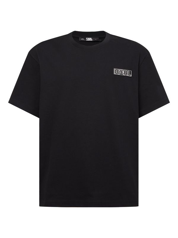 Karl Lagerfeld Karl Lagerfeld Тениска 'Ikonik 2.0'  черно / бяло