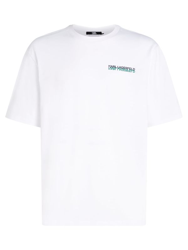 Karl Lagerfeld Karl Lagerfeld Тениска  синьо / бяло