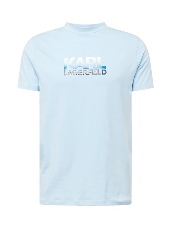 Karl Lagerfeld Karl Lagerfeld Тениска  синьо / светлосиньо / черно / бяло