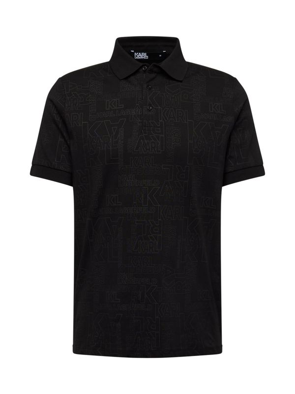 Karl Lagerfeld Karl Lagerfeld Тениска  сиво / черно