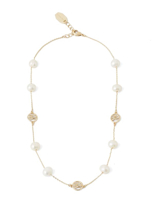 Karl Lagerfeld Karl Lagerfeld Верижка  злато / перлено бяло