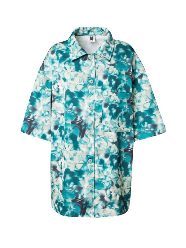 Karo Kauer Karo Kauer Блуза  кремаво / нощно синьо / петрол / пастелно зелено