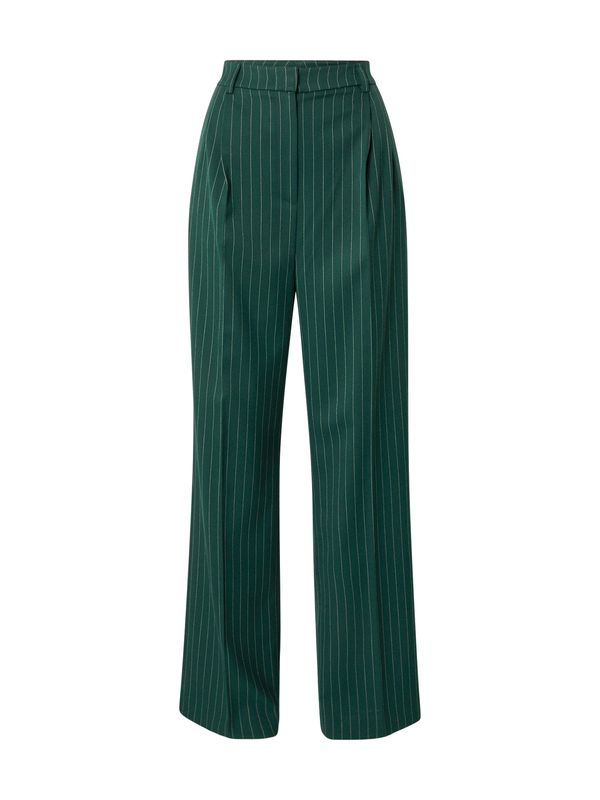 Karo Kauer Karo Kauer Панталон с набор  тъмнозелено / бяло