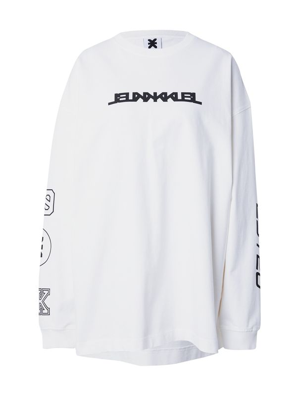 Karo Kauer Karo Kauer Тениска  черно / мръсно бяло