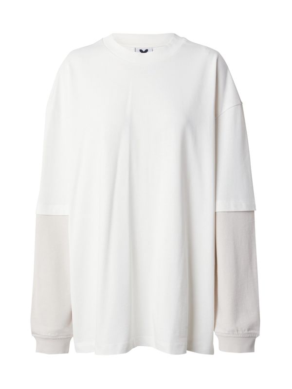 Karo Kauer Karo Kauer Тениска 'Future'  черно / перлено бяло / мръсно бяло