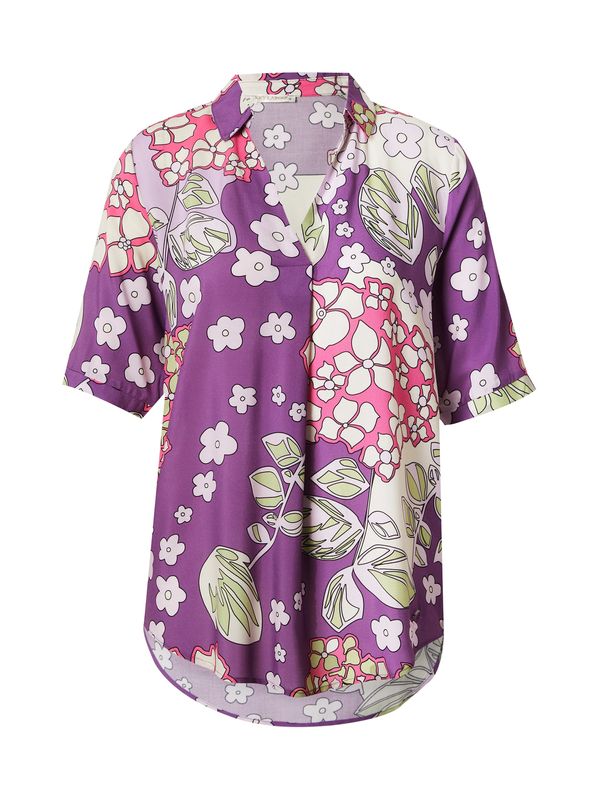 Key Largo Key Largo Блуза 'MILEY'  бежово / пастелно зелено / тъмнолилаво / розово