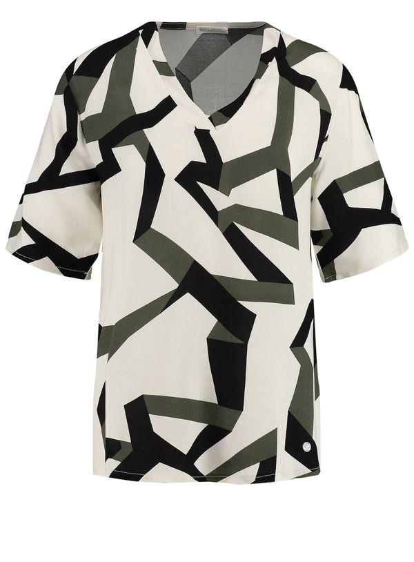 Key Largo Key Largo Блуза 'TINE'  екрю / черно