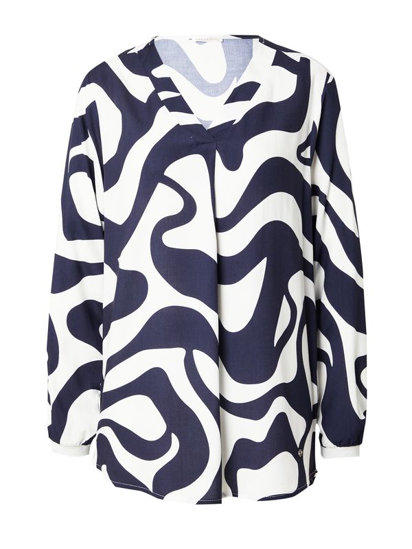Key Largo Key Largo Блуза 'WIND'  нейви синьо / бяло