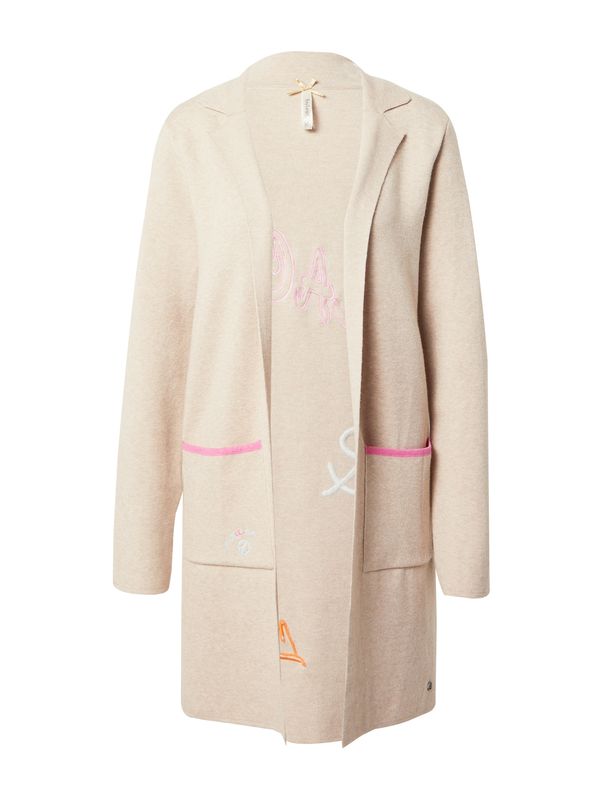 Key Largo Key Largo Плетена жилетка 'AMOUR'  бежово / жълто / розово