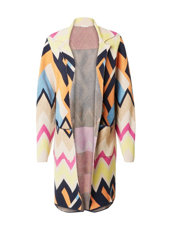 Key Largo Key Largo Плетена жилетка 'HAILEY'  бежово / нейви синьо / светлосиньо / оранжево