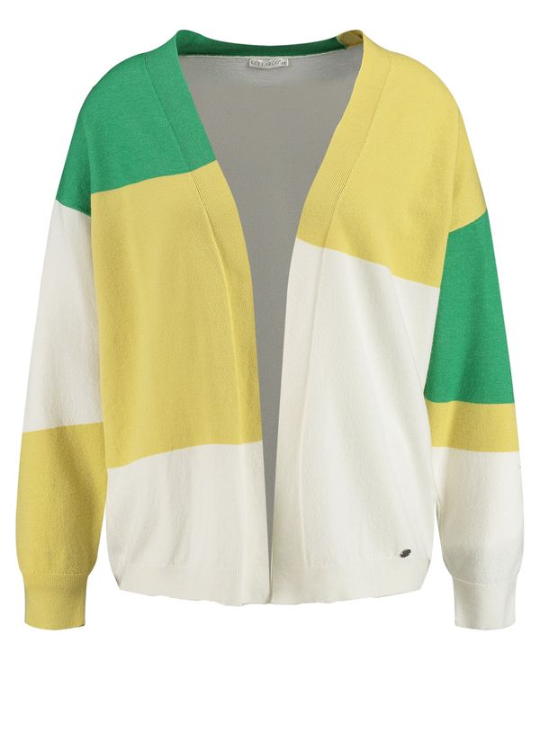 Key Largo Key Largo Плетена жилетка 'LESLIE'  жълто / зелено / бяло