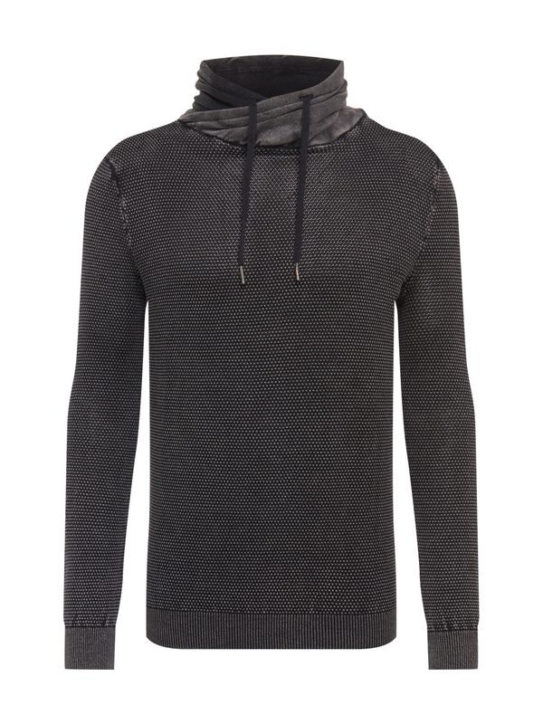 Key Largo Key Largo Пуловер 'MST LECH'  антрацитно черно