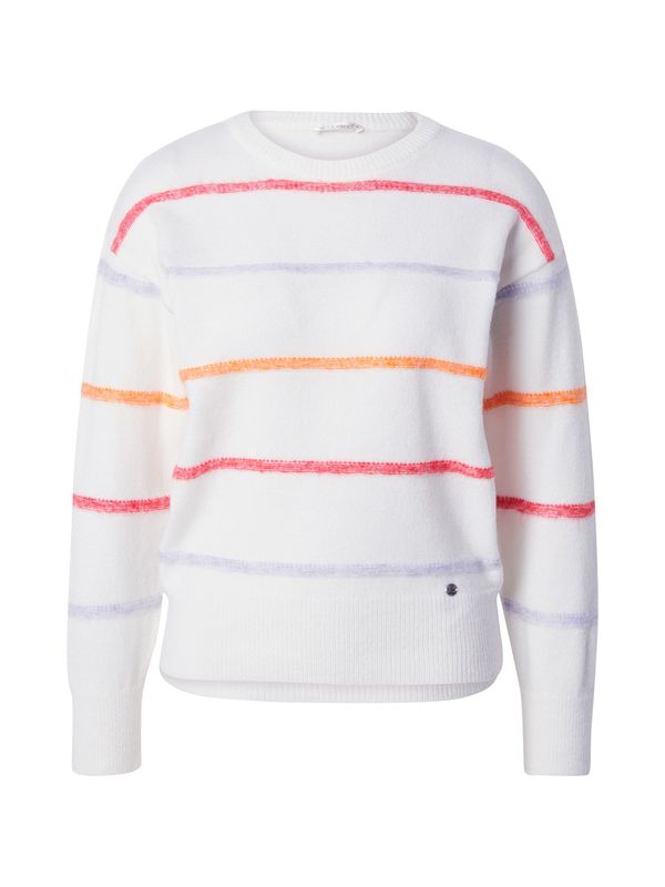 Key Largo Key Largo Пуловер 'NOVELLA'  светлолилаво / оранжево / червено / мръсно бяло