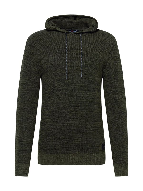 Key Largo Key Largo Пуловер 'VALLEY'  маслина / черно