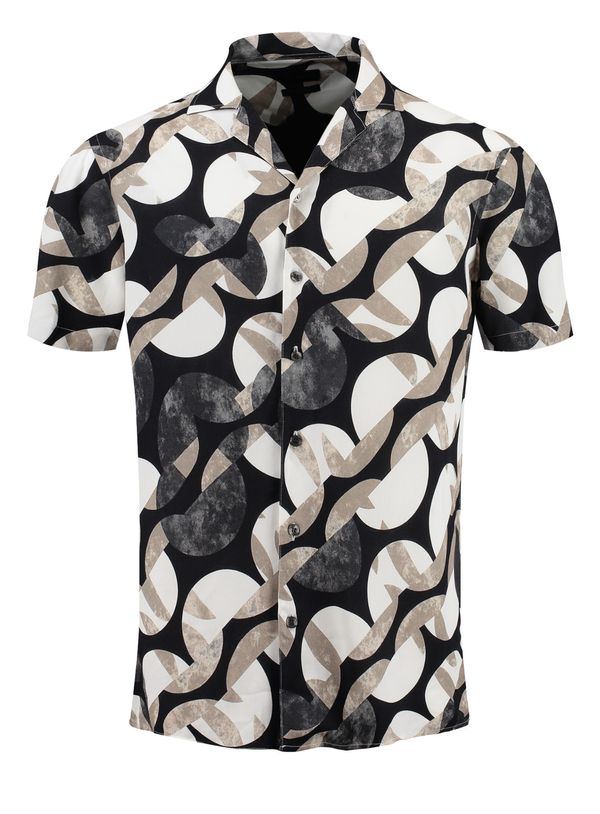 Key Largo Key Largo Риза  бежово / сиво / черно / бяло