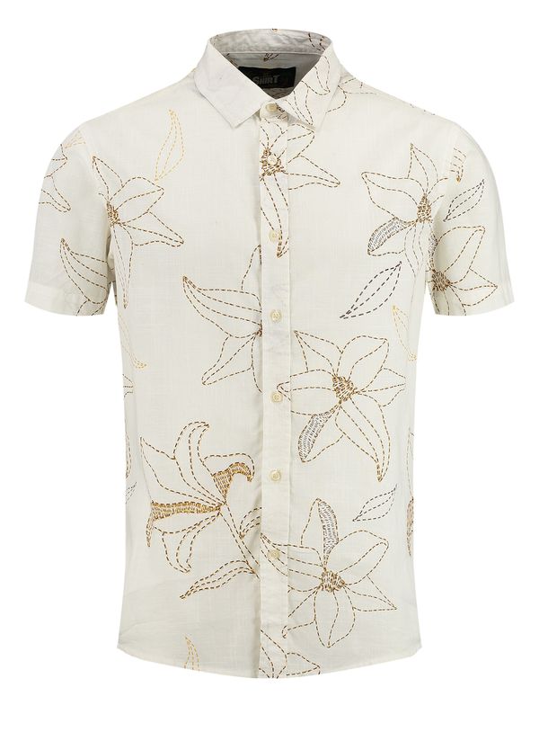 Key Largo Key Largo Риза 'MSH SOLAR'  кремаво / кафяво / жълто