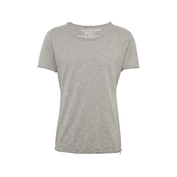 Key Largo Key Largo Тениска 'BREAD'  сив меланж