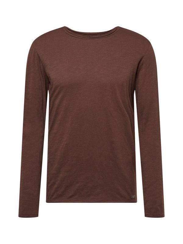 Key Largo Key Largo Тениска 'CHEESE'  шоколад