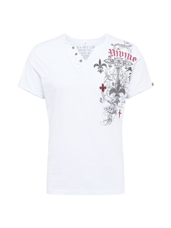 Key Largo Key Largo Тениска  червено / черно / бяло