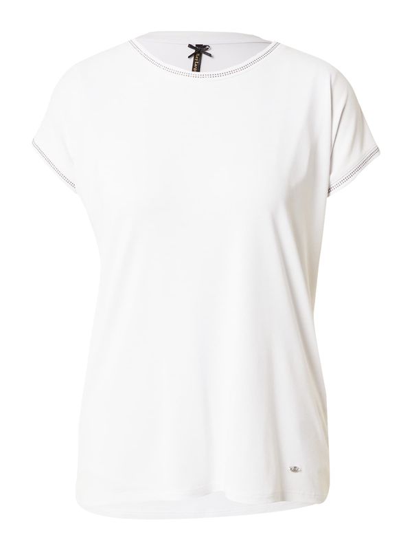 Key Largo Key Largo Тениска 'Ella'  сребърно / бяло