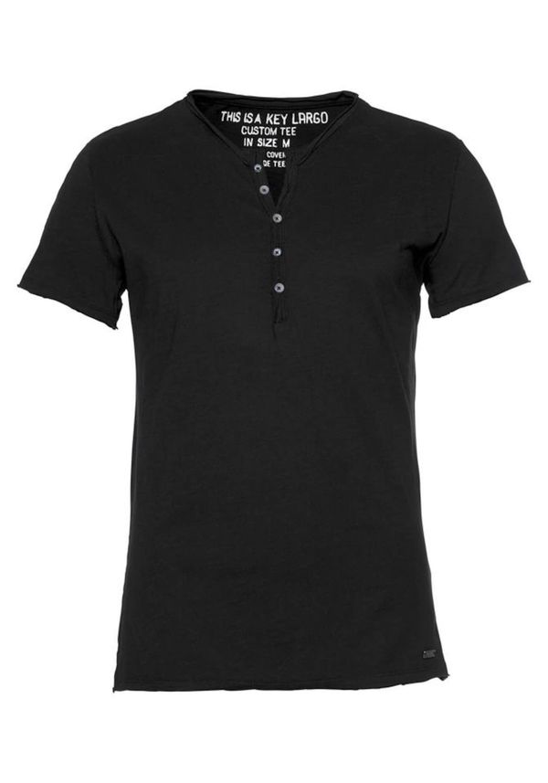 Key Largo Key Largo Тениска 'Lemonade'  черно