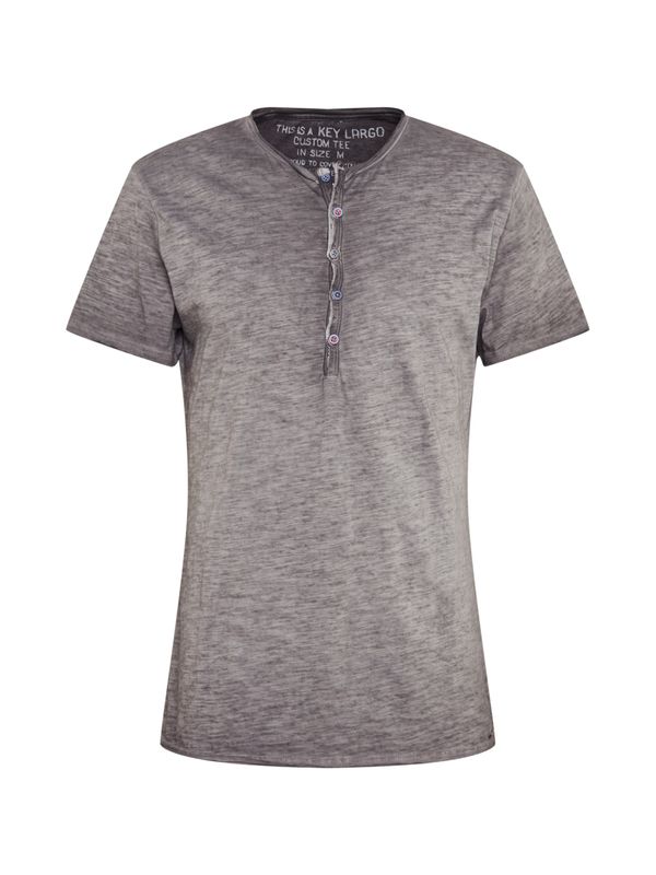 Key Largo Key Largo Тениска 'Lemonade'  тъмносиво