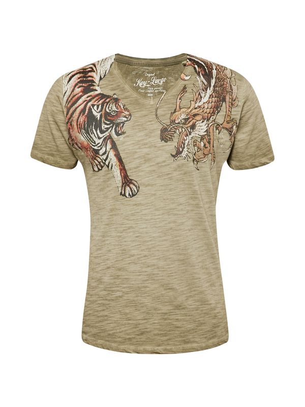 Key Largo Key Largo Тениска  маслина / червено / черно / бяло