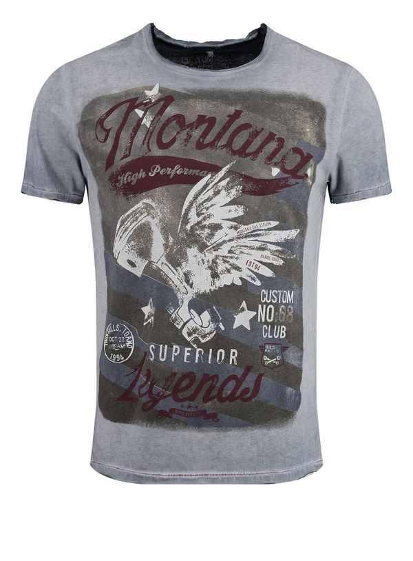 Key Largo Key Largo Тениска 'MONTANA'  камък / пъстро