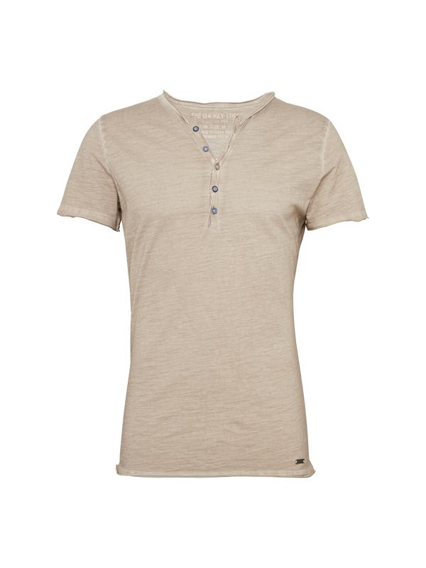 Key Largo Key Largo Тениска 'MT LEMONADE button'  цвят "пясък"