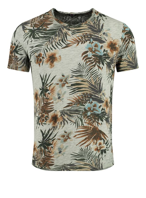 Key Largo Key Largo Тениска 'MT PLAYA'  зелено / пъстро