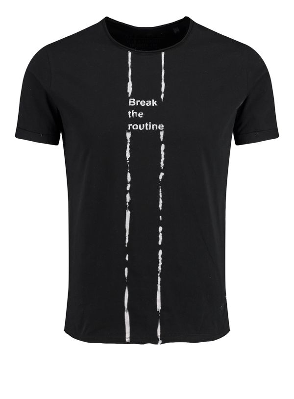 Key Largo Key Largo Тениска 'MT POWER'  бежово / светлосиньо / черно / бяло