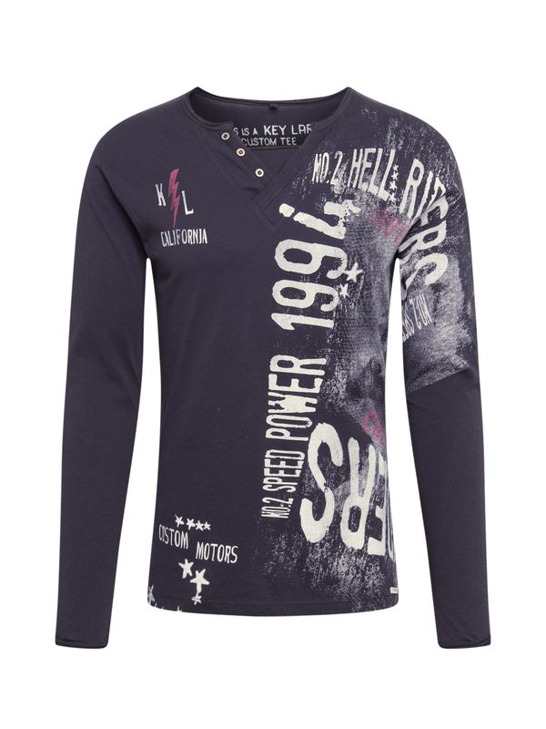 Key Largo Key Largo Тениска  нейви синьо / бяло