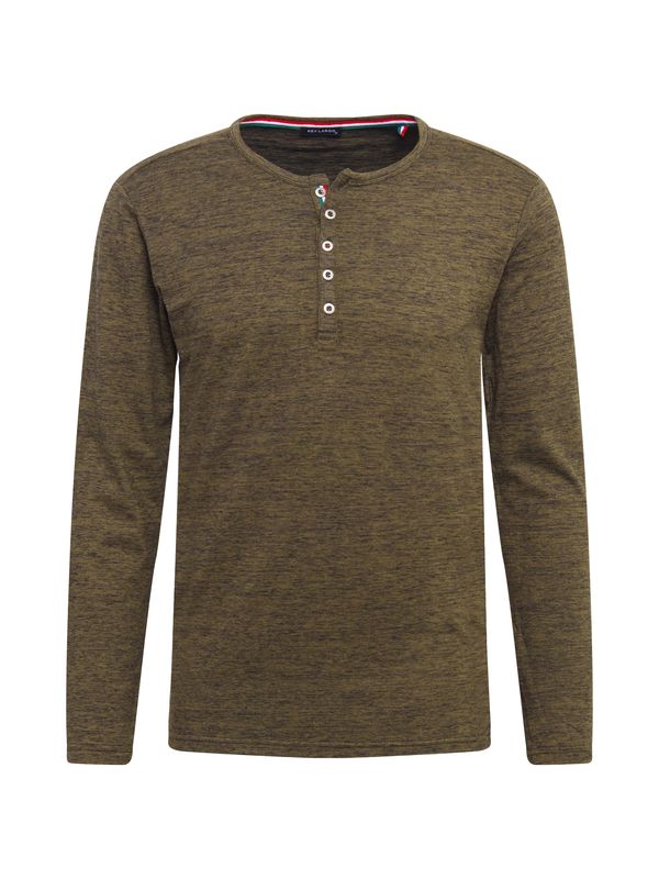 Key Largo Key Largo Тениска 'Nils'  каки / черно