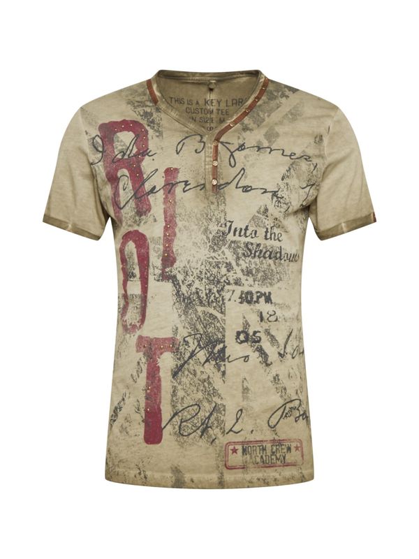 Key Largo Key Largo Тениска 'Riot'  зелено