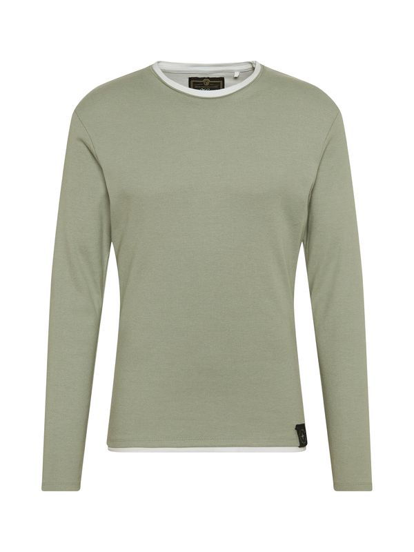 Key Largo Key Largo Тениска 'Sarasota'  светлозелено / бяло