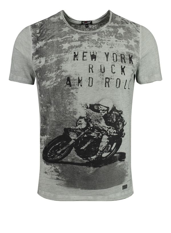 Key Largo Key Largo Тениска  сиво / пъстро