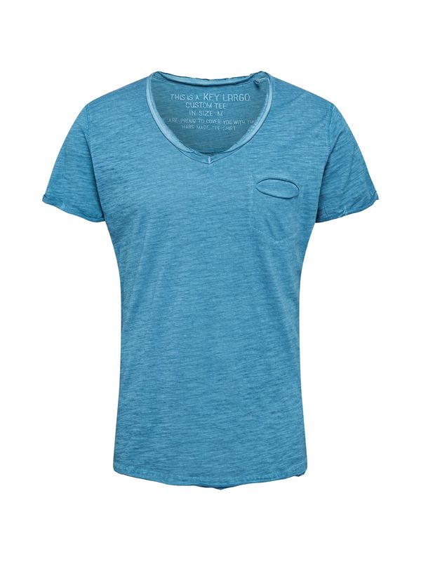 Key Largo Key Largo Тениска 'Soda'  петрол