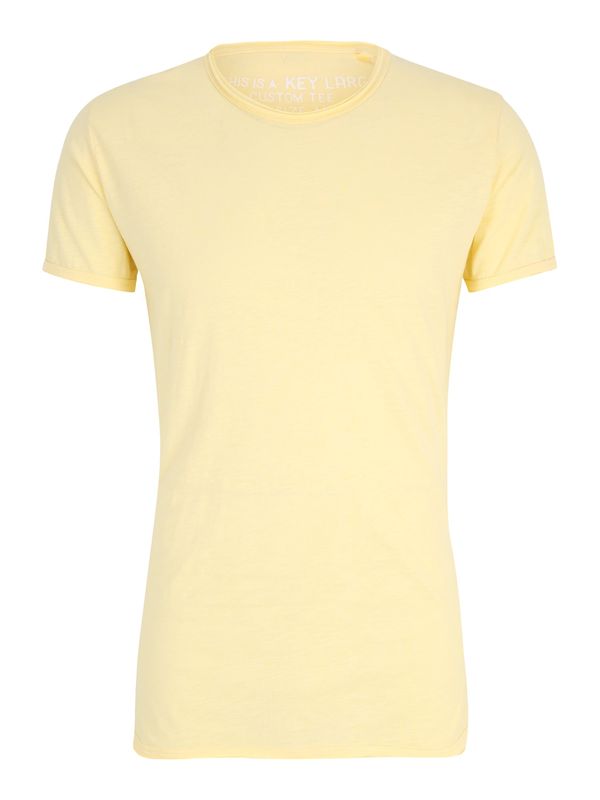 Key Largo Key Largo Тениска 'T BREAD'  светложълто