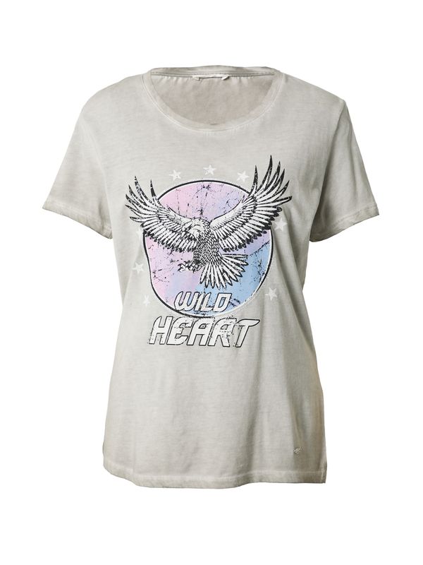 Key Largo Key Largo Тениска 'TWILIGHT'  камък / люляк / черно / бяло