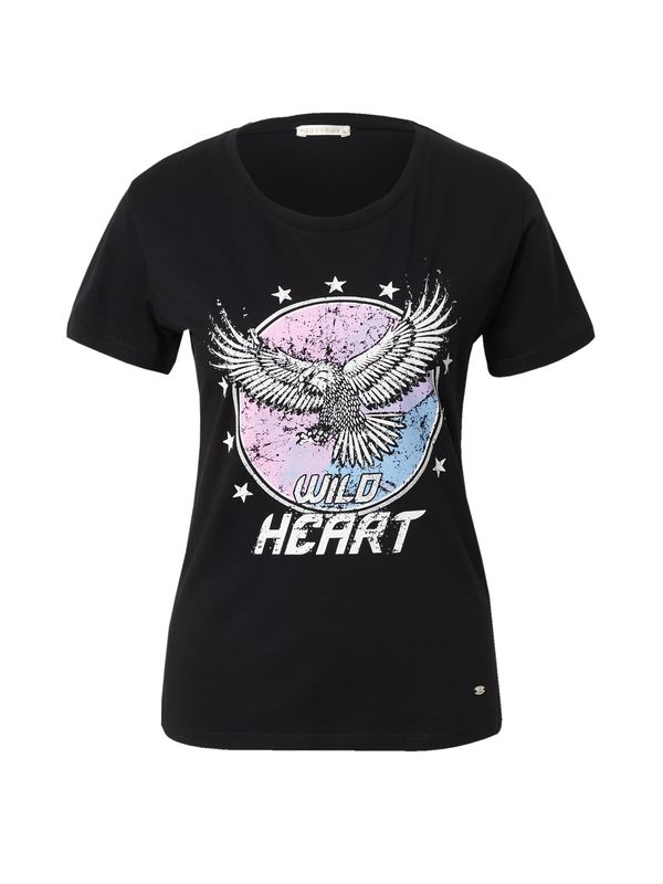 Key Largo Key Largo Тениска 'TWILIGHT'  светлосиньо / светлолилаво / черно / бяло